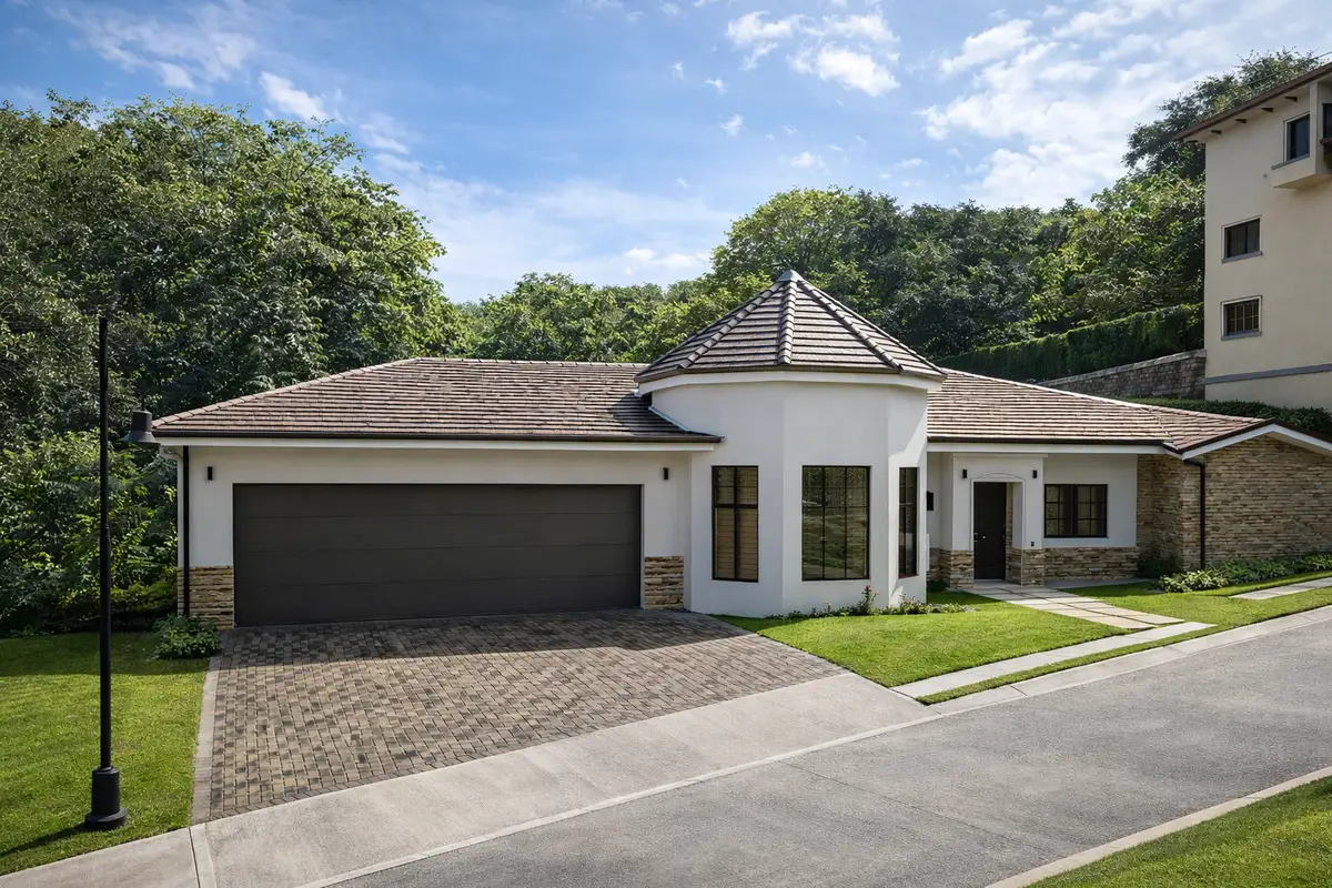 Área de comedor Casa CC — diseño abierto integrado a cocina