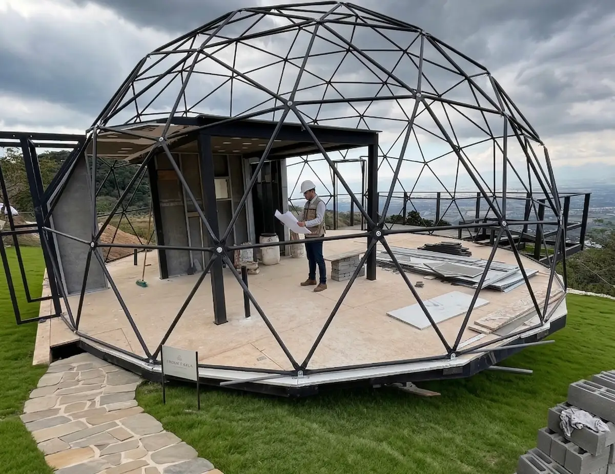 Domo — estructura geodésica en San José