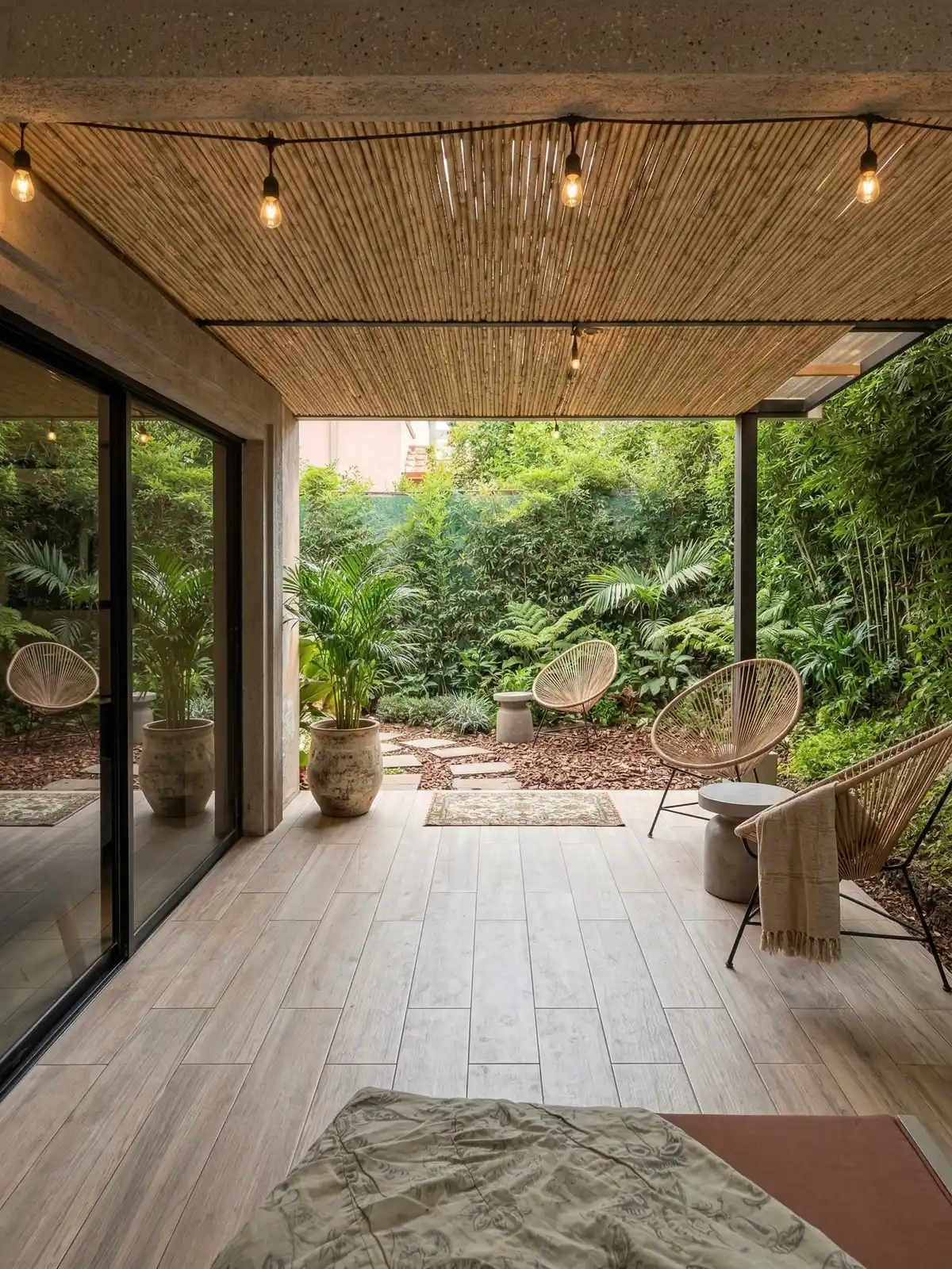 Terraza Casa Santa Ana — espacio exterior con vista